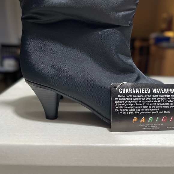 Parigi Waterproof Black Winter Boots 8M - Picture 5 of 5